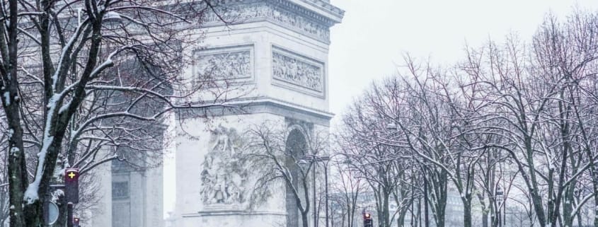 Paryż w styczniu Paryż w styczniu