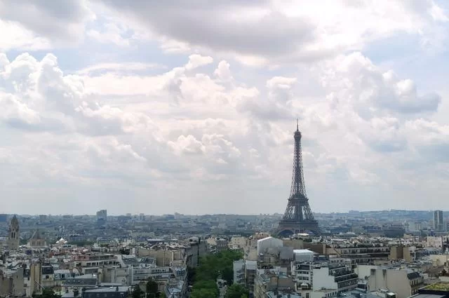 Zdjęcie: Eugene Tassart Widok z Łuku Triumfalnego