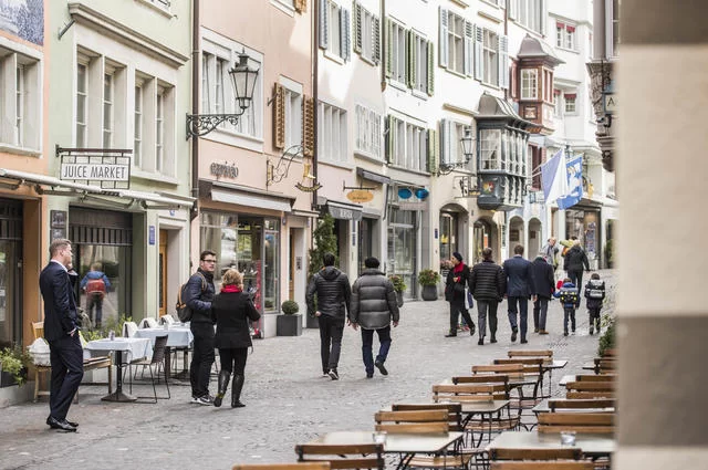 Zdjęcie: Zurich Tourism / zuerich.com Zurich street