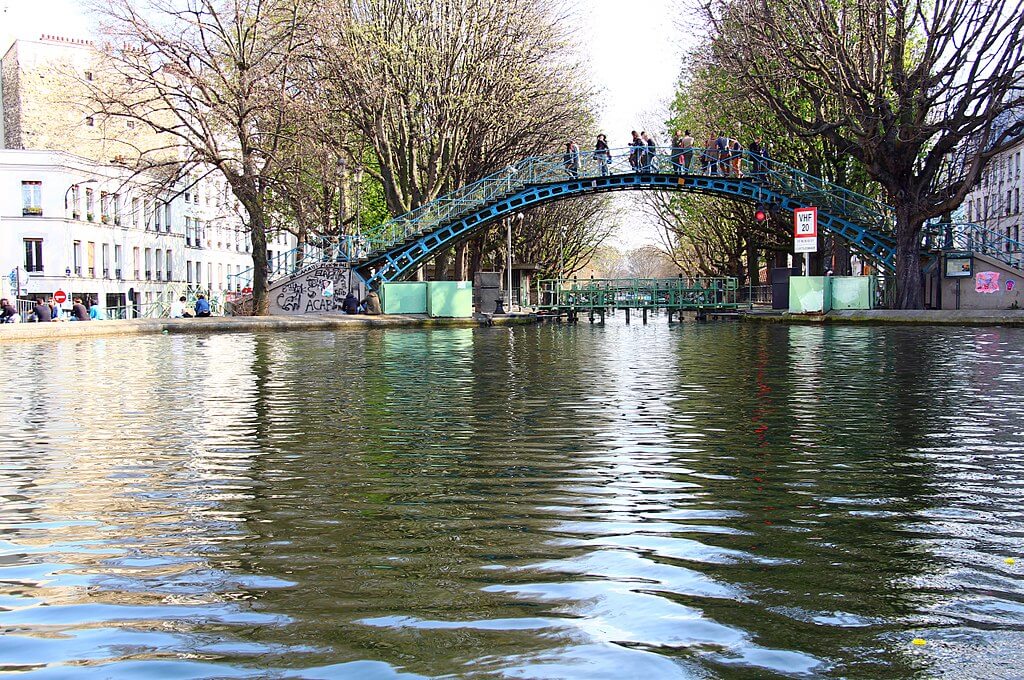 Kanał Saint Martin w Paryżu