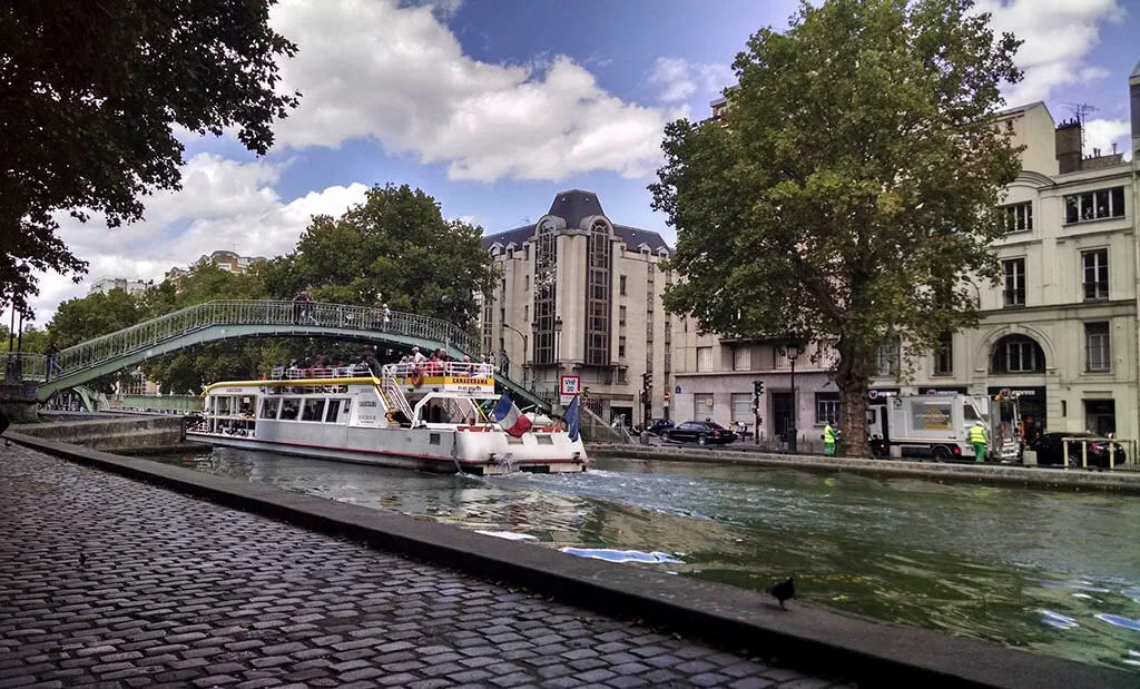 Kanał Saint Martin w Paryżu