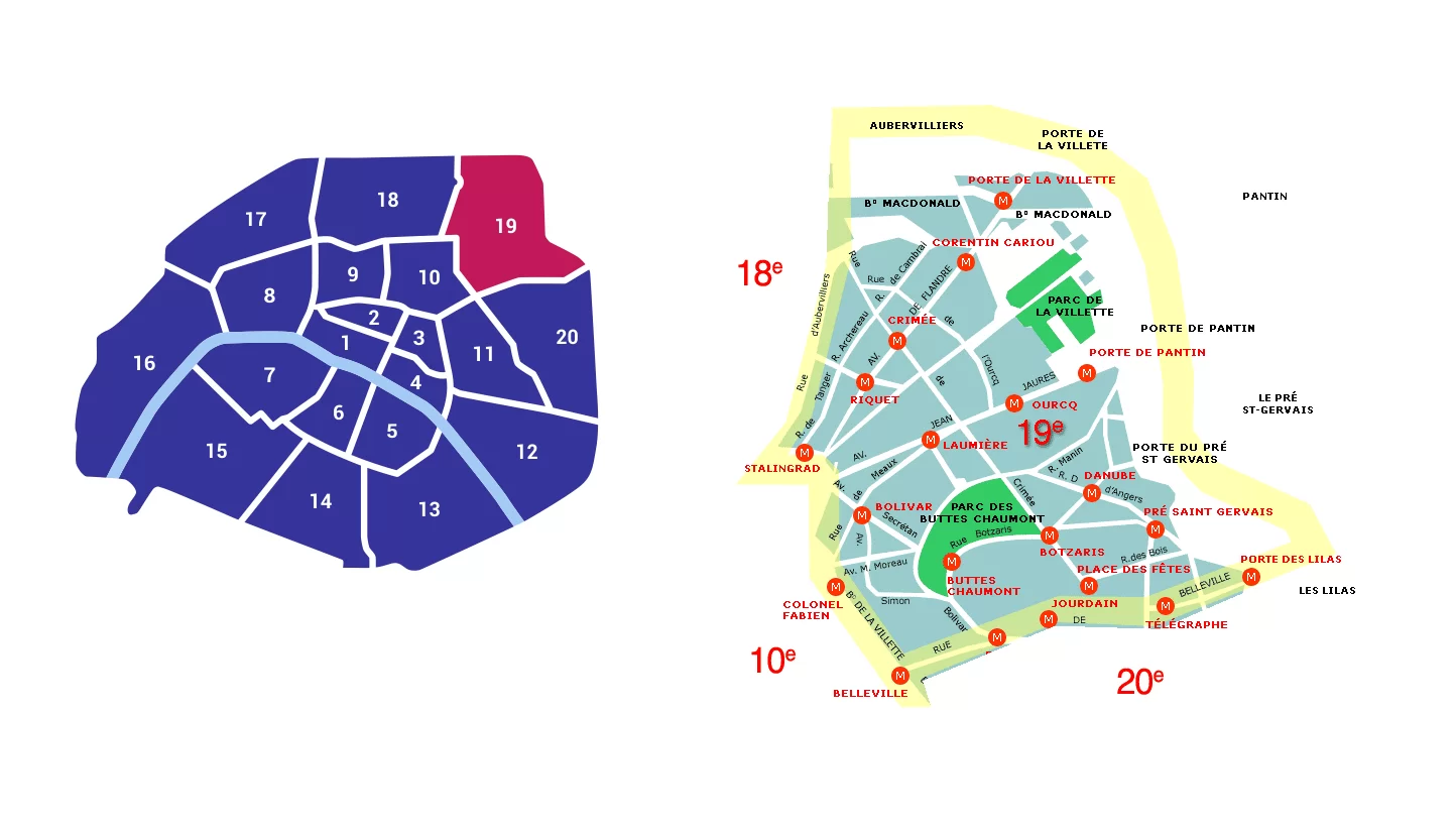 19 okręg Paryża