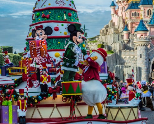 Boże Narodzenie i Nowy Rok w Disneylandzie w Paryżu