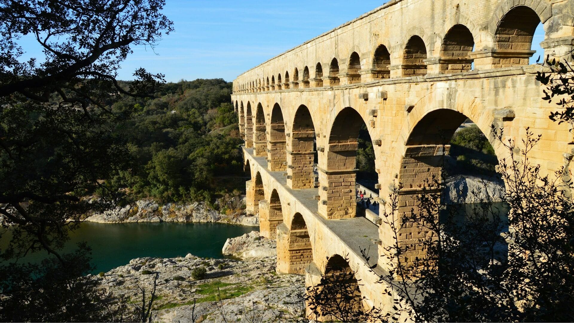 Akwedukt Pont du Gard Akwedukt Pont du Gard