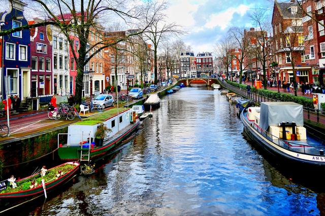 Amsterdam w marcu