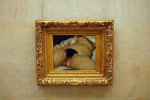 Courbet «Pochodzenie świata»