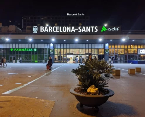 Dworzec Barcelona Sants