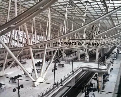 Stacja kolejowa na lotnisku Charles de Gaulle