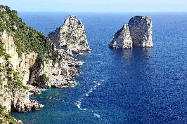 Plaże na wyspach, Capri