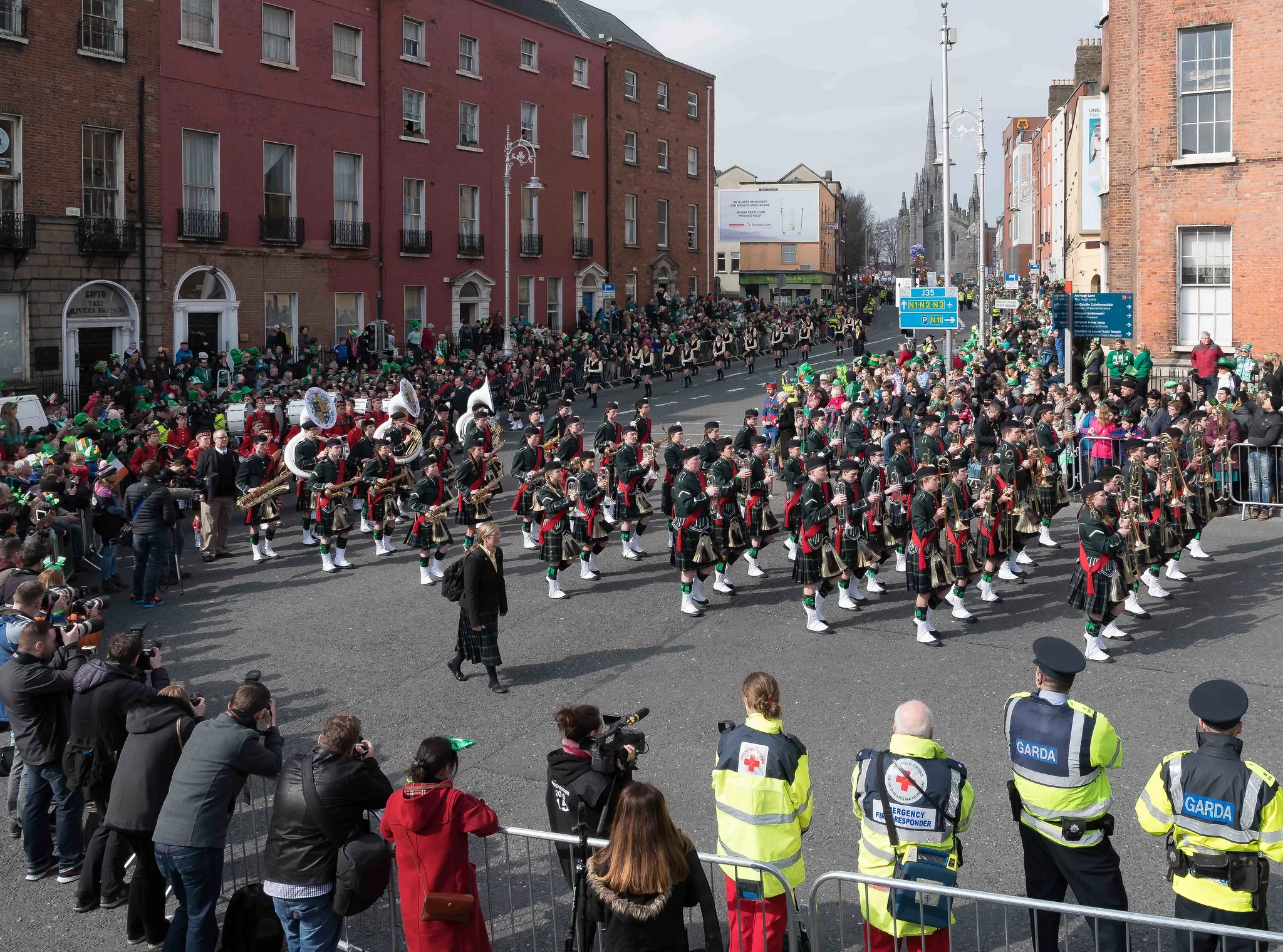 Parada z okazji Dnia Świętego Patryka w Dublinie