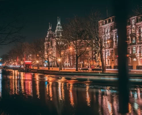 Amsterdam w grudniu