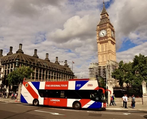 Wycieczki autobusem piętrowym po Londynie